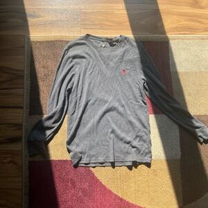 Polo by Ralph Lauren Dark Gray Long Sleeve Shirt